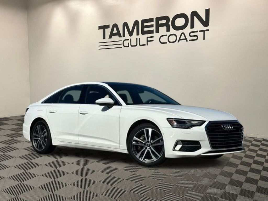Ibis White 2023 Audi A6 quattro Premium 45 TFSI Sedan All-Wheel Drive 7-Speed Automatic
