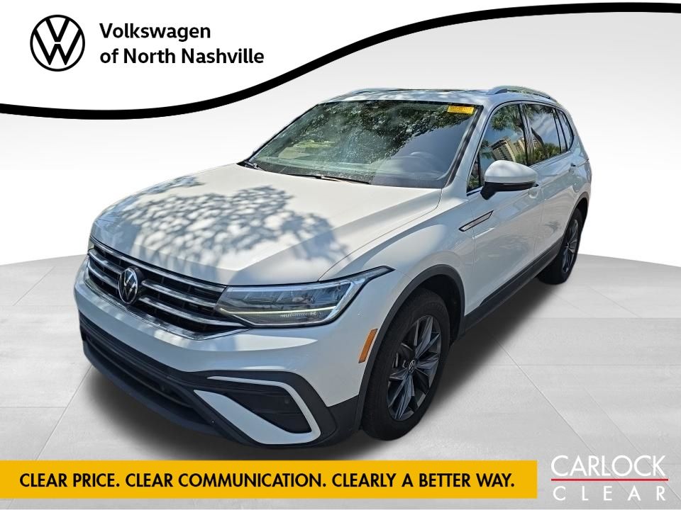 Opal White Pearl 2023 Volkswagen Tiguan SUV / Crossover Front-Wheel Drive 8-Speed Automatic