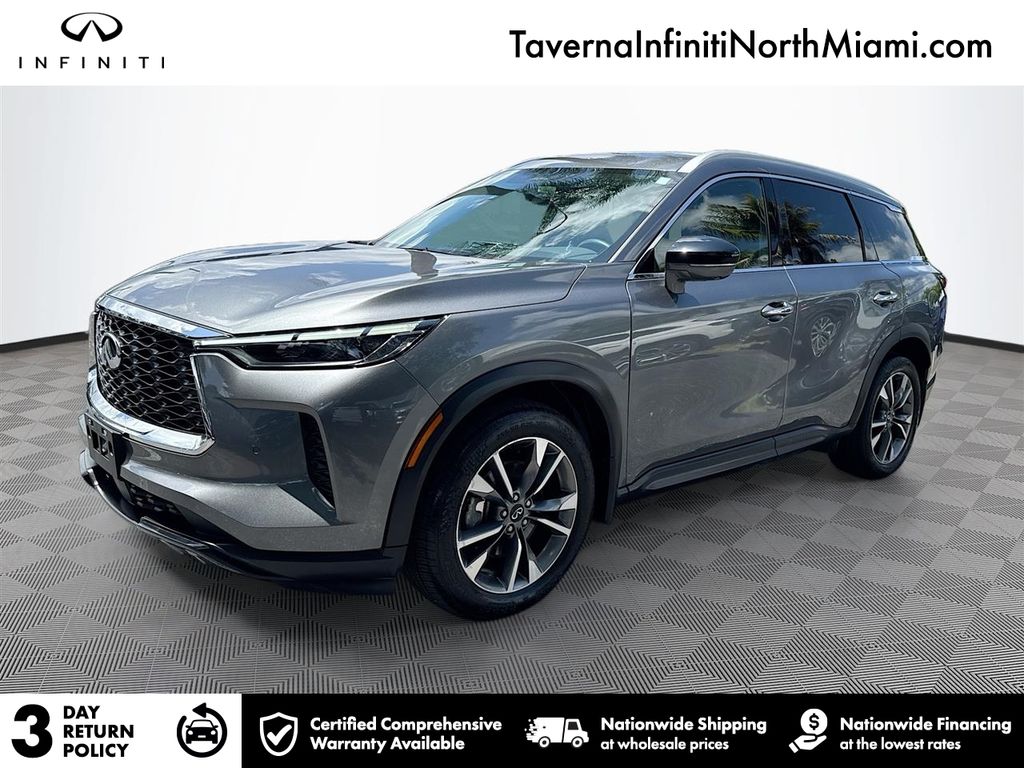 Gray (Graphite Shadow) 2023 INFINITI QX60 SUV / Crossover All-Wheel Drive 9-Speed Automatic