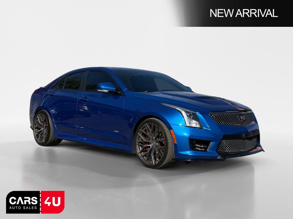 Vector Blue Metallic 2017 Cadillac ATS-V RWD Sedan Rear-Wheel Drive 8-Speed Automatic
