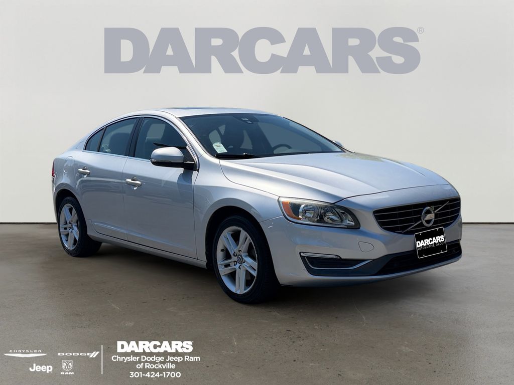 Bright Silver Metallic 2015 Volvo S60 T5 Platinum Sedan Front-Wheel Drive Automatic