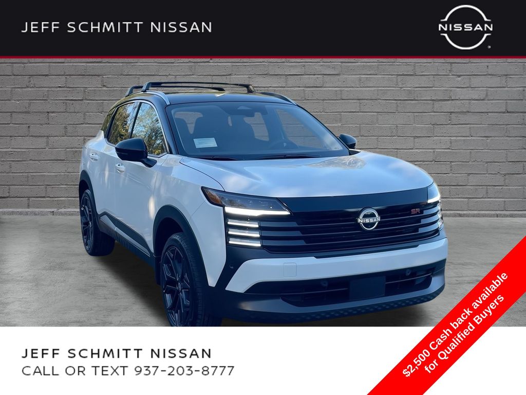 Aspen White/Super Black 2026 Nissan Kicks SUV / Crossover All-Wheel Drive Continuously Variable Transmission