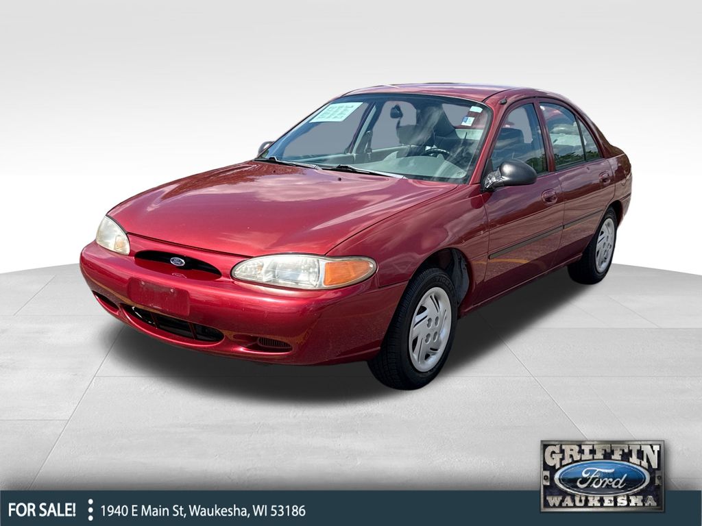 Red (Burgundy) 1998 Ford Escort Sedan Front-Wheel Drive 5-Speed Manual