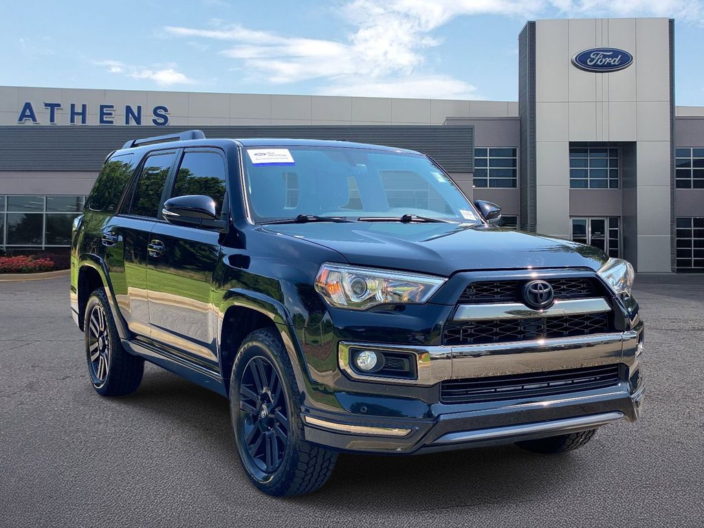 Midnight Black Metallic 2019 Toyota 4Runner Limited Nightshade 4WD SUV / Crossover All-Wheel Drive 5-Speed Automatic Overdrive