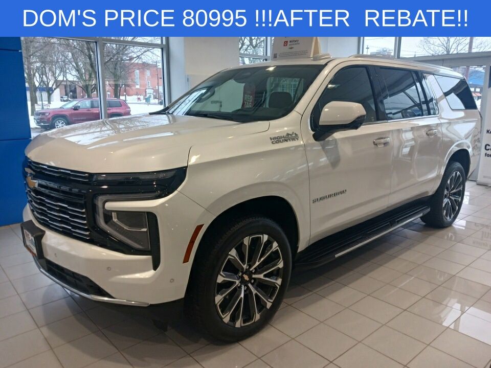 2025 Chevrolet Suburban High Country 4WD