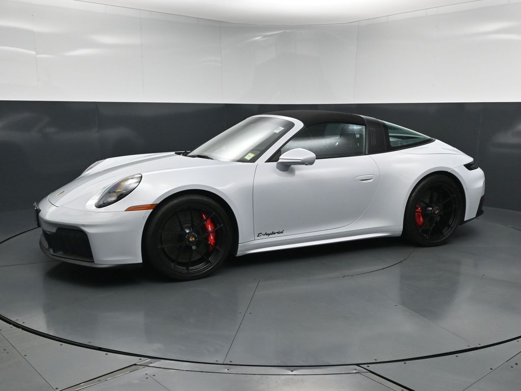Ice Gray Metallic 2025 Porsche 911 Targa 4 GTS Cabriolet AWD Convertible All-Wheel Drive 8-Speed Automatic