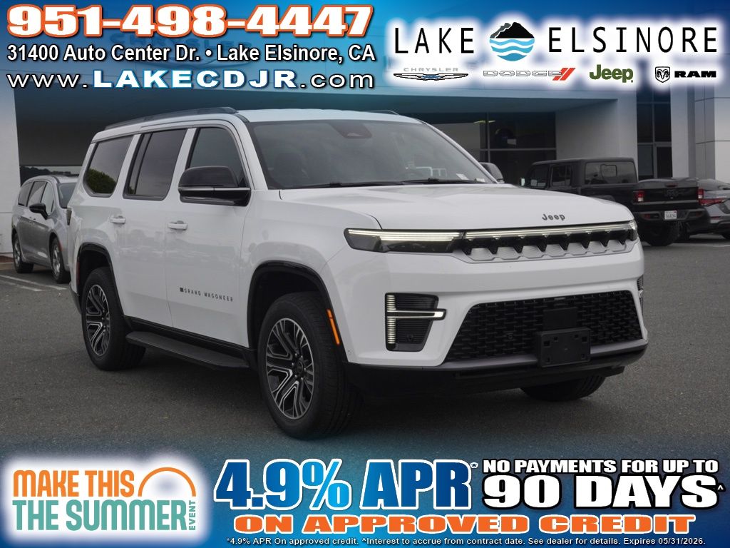 Bright White Clearcoat 2026 Jeep Grand Wagoneer SUV / Crossover 8-Speed Automatic
