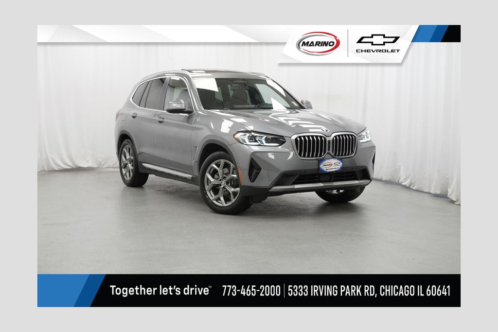 Gray Metallic 2024 BMW X3 SUV / Crossover All-Wheel Drive 8-Speed Automatic