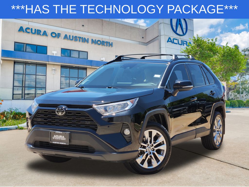 Midnight Black Metallic 2019 Toyota RAV4 SUV / Crossover Front-Wheel Drive 8-Speed Automatic