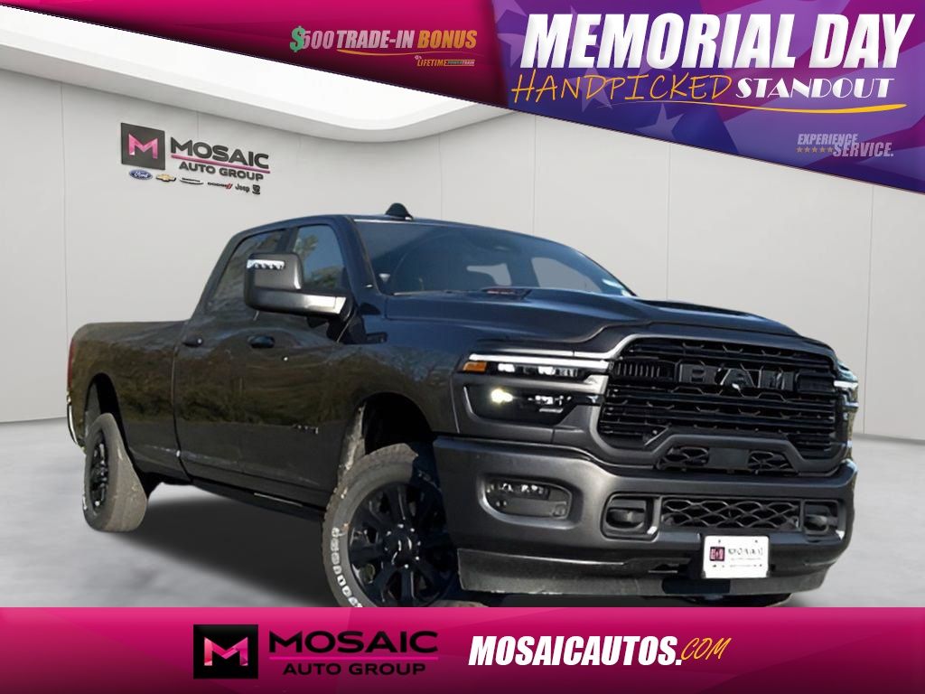 Gray (Granite Crystal Metallic Clearcoat) 2026 RAM 2500 Laramie Crew Cab LB 4WD Pickup Truck Four-Wheel Drive 8-Speed Automatic