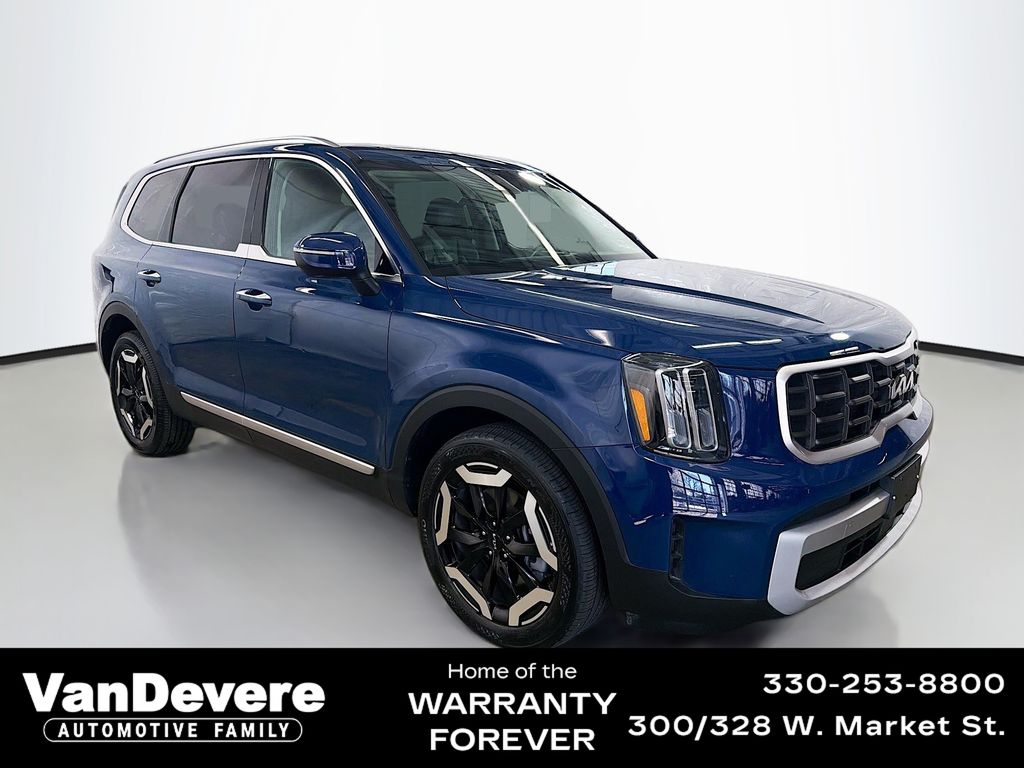 Midnight Lake Blue 2025 Kia Telluride S FWD SUV / Crossover Front-Wheel Drive 8-Speed Automatic