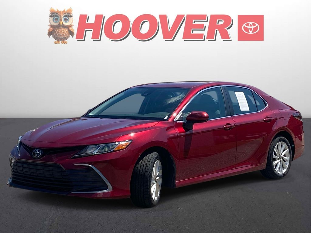 Used 2022 Red Toyota LE image 8