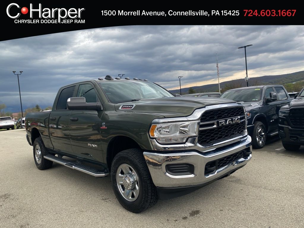 Olive Green Pearlcoat 2020 RAM 2500 Tradesman Crew Cab 4WD Pickup Truck Four-Wheel Drive 6-Speed Automatic