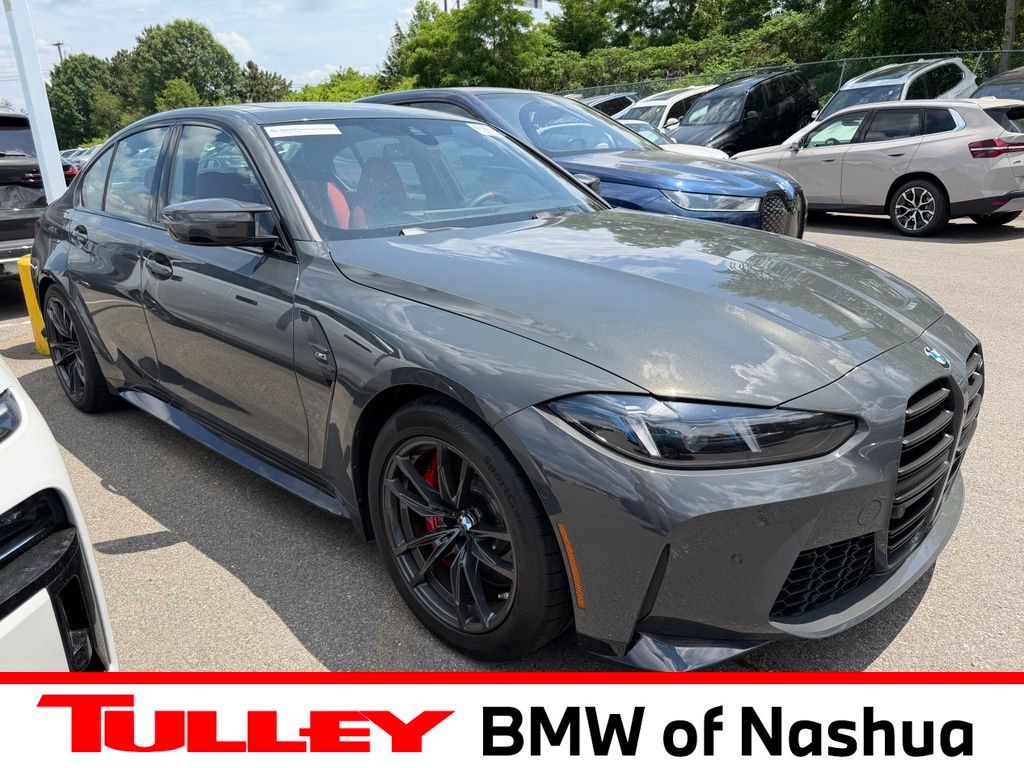 Gray (Dravit Grey Metallic) 2026 BMW M3 RWD Sedan Rear-Wheel Drive 6-Speed Manual