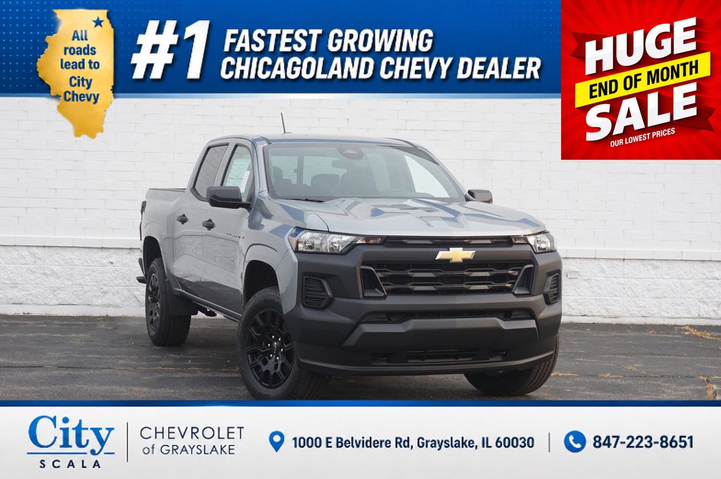 Sterling Gray Metallic 2026 Chevrolet Colorado Pickup Truck Four-Wheel Drive 8-Speed Automatic