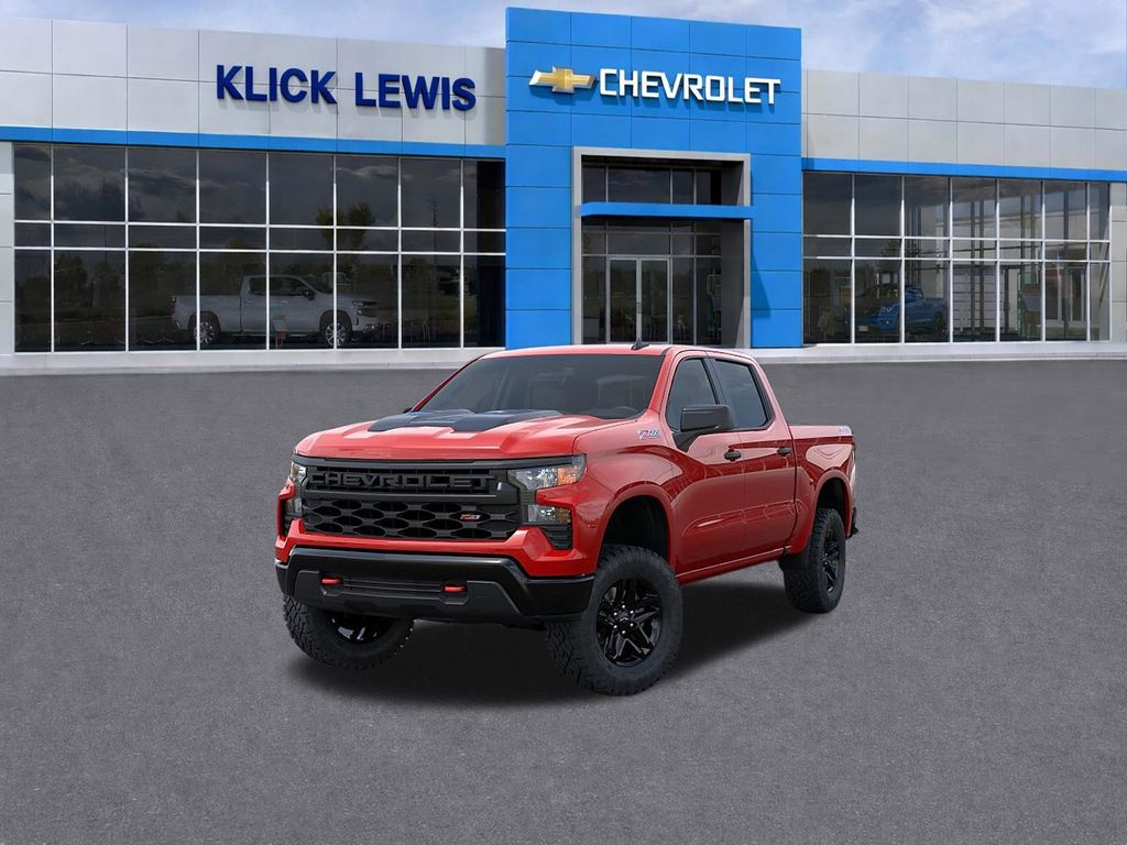 2026 Chevrolet Silverado 1500 Custom Trail Boss Red at Klick Lewis Buick Chevrolet