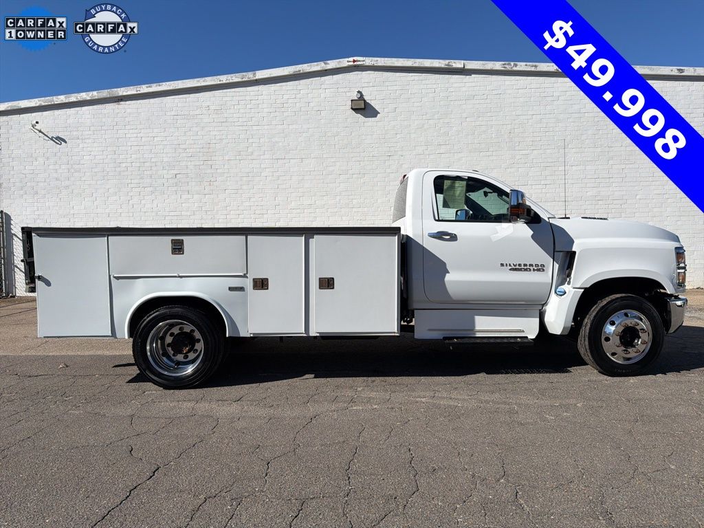 Summit White 2021 Chevrolet Silverado 4500HD Work Truck Regular Cab 4WD Pickup Truck Front-Wheel Drive 6-Speed Automatic