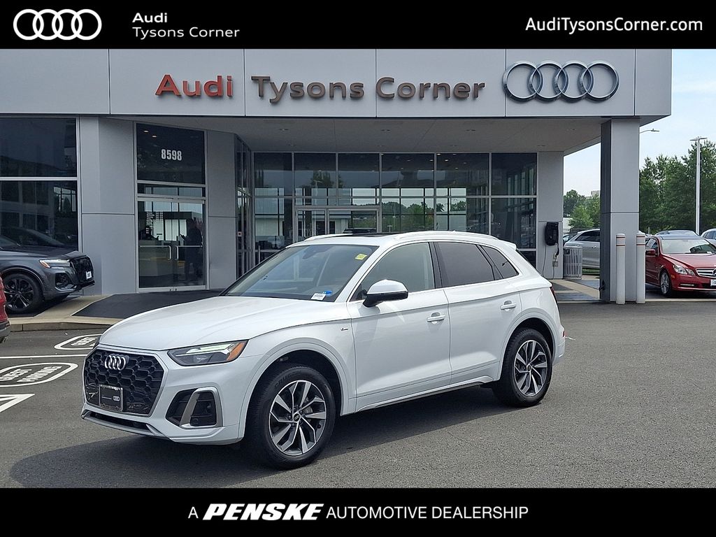 Glacier White 2023 Audi Q5 SUV / Crossover All-Wheel Drive 7-Speed Automatic
