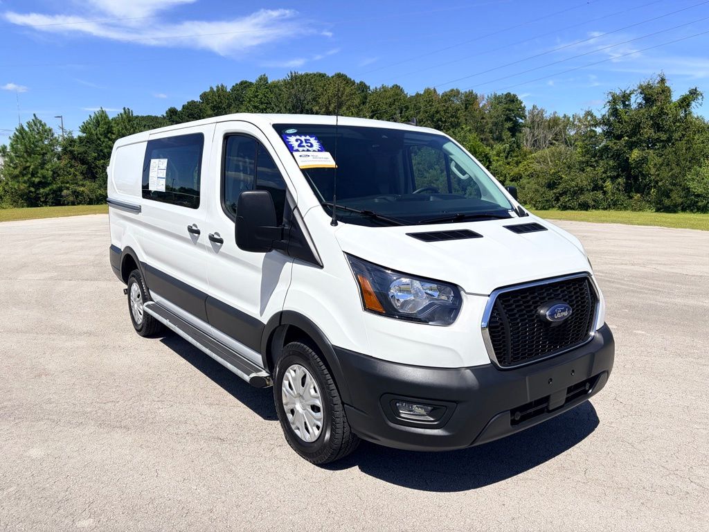 Oxford White 2025 Ford Transit Cargo Van Rear-Wheel Drive