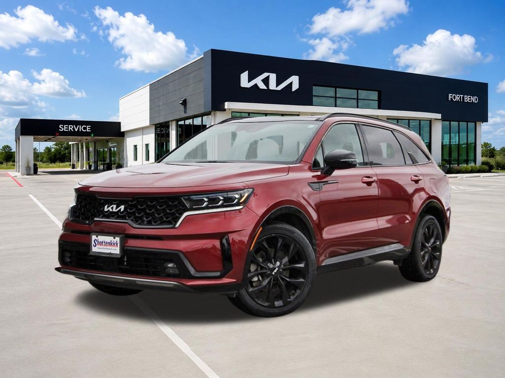 2022 Kia Sorento SX Red at Martin Chrysler Dodge Jeep Ram