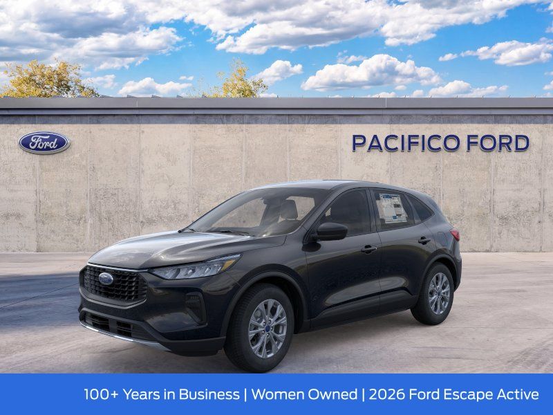 Agate Black Metallic 2026 Ford Escape SUV / Crossover All-Wheel Drive 8-Speed Automatic