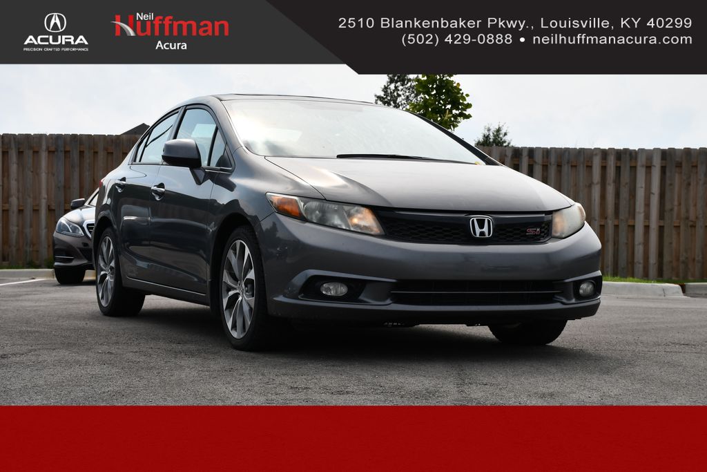 Grigio Metallic 2012 Honda Civic Sedan Front-Wheel Drive 6-Speed Manual