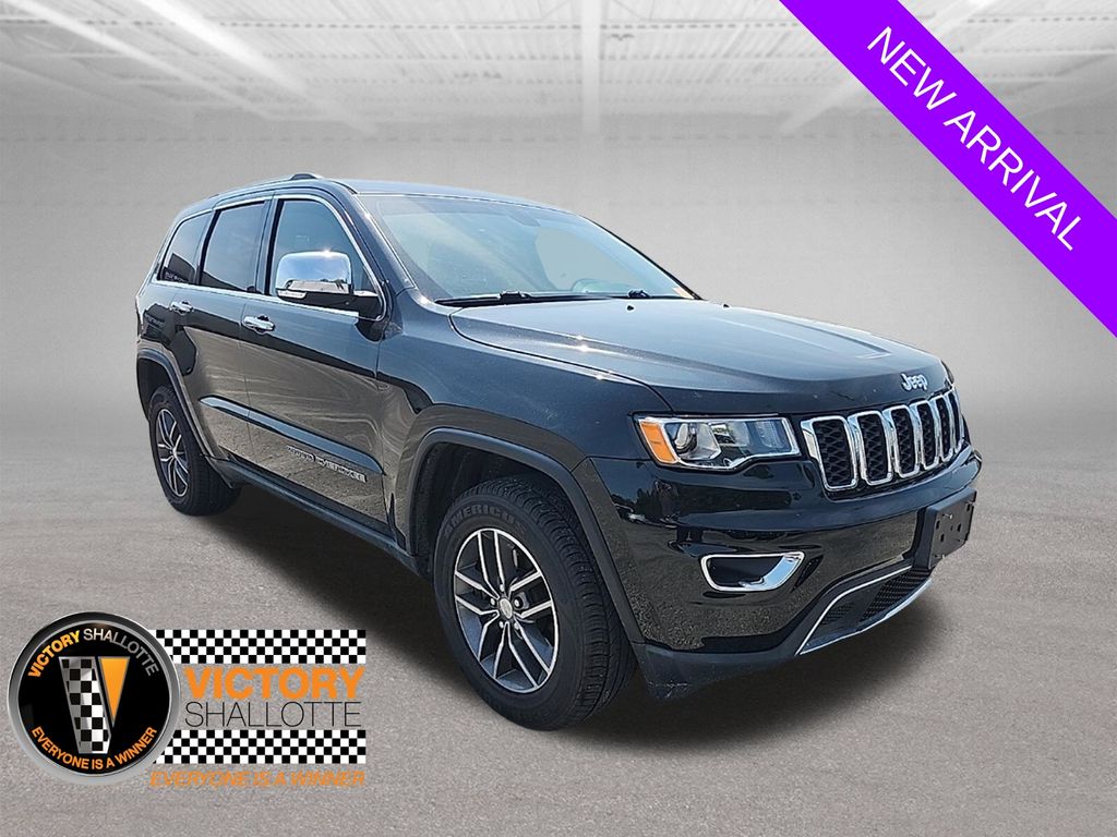 Diamond Black Crystal Pearlcoat 2017 Jeep Grand Cherokee SUV / Crossover Four-Wheel Drive 8-Speed Automatic