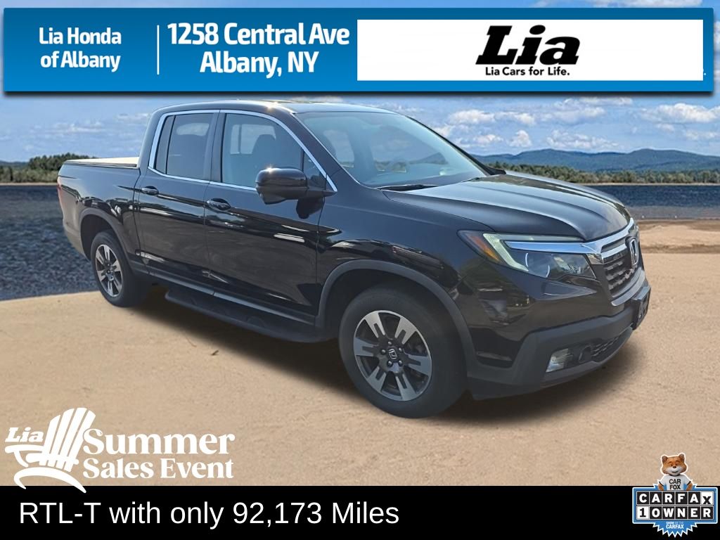 Crystal Black Pearl 2019 Honda Ridgeline Pickup Truck All-Wheel Drive 6-Speed Automatic