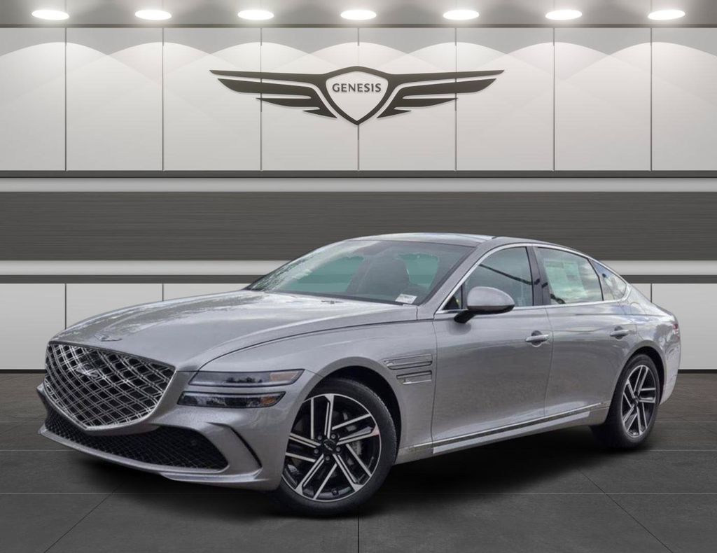 Savile Silver 2025 Genesis G80 Sedan All-Wheel Drive 8-Speed Automatic