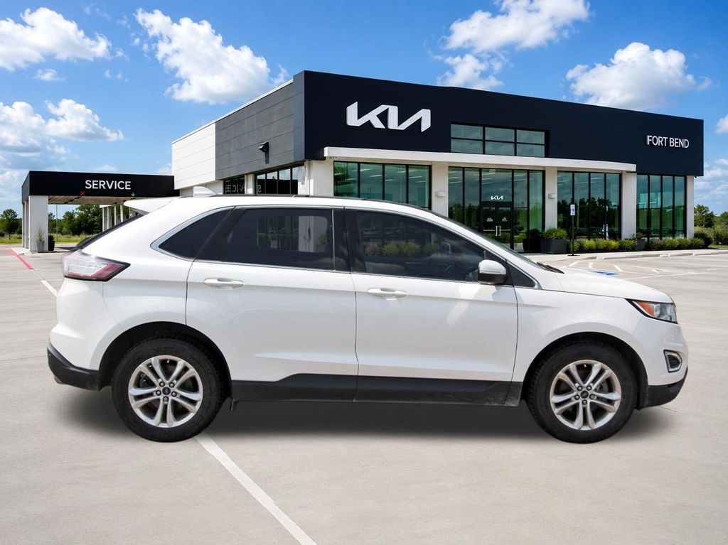 2018 Ford Edge SEL White at Bravo Nissan