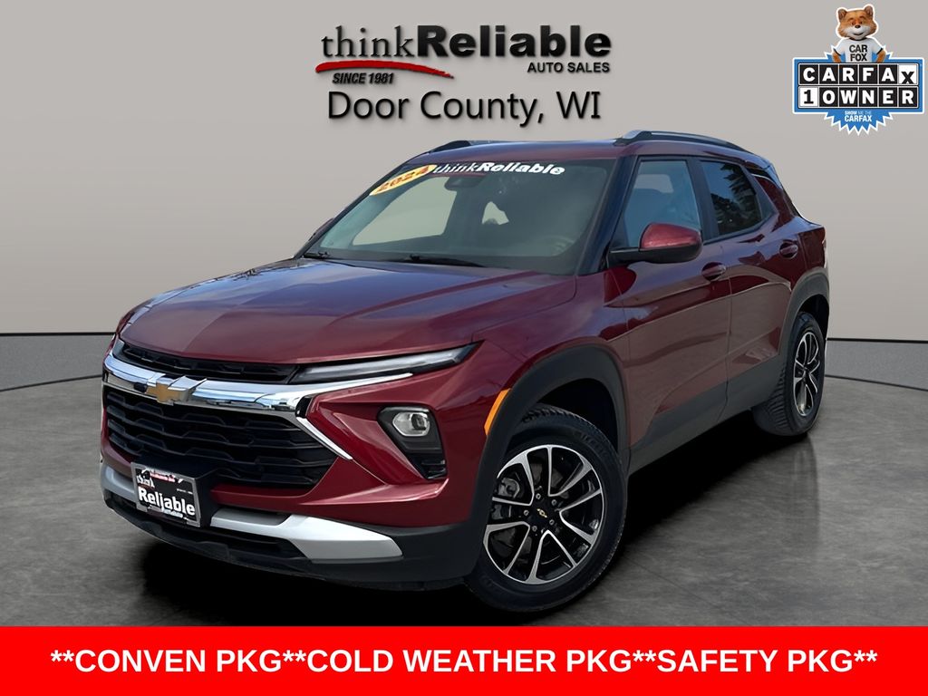 Red (Crimson Metallic) 2024 Chevrolet Trailblazer LT AWD SUV / Crossover Four-Wheel Drive 9-Speed Automatic