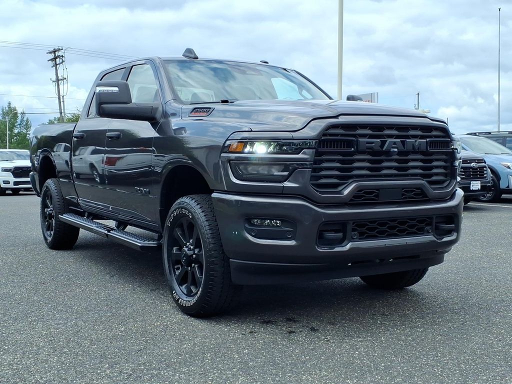 Gray (Granite Crystal Metallic Clearcoat) 2025 RAM 2500 Pickup Truck Four-Wheel Drive 8-Speed Automatic
