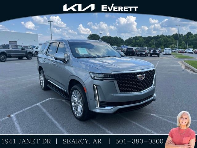 Argent Silver Metallic 2024 Cadillac Escalade SUV / Crossover Four-Wheel Drive Automatic