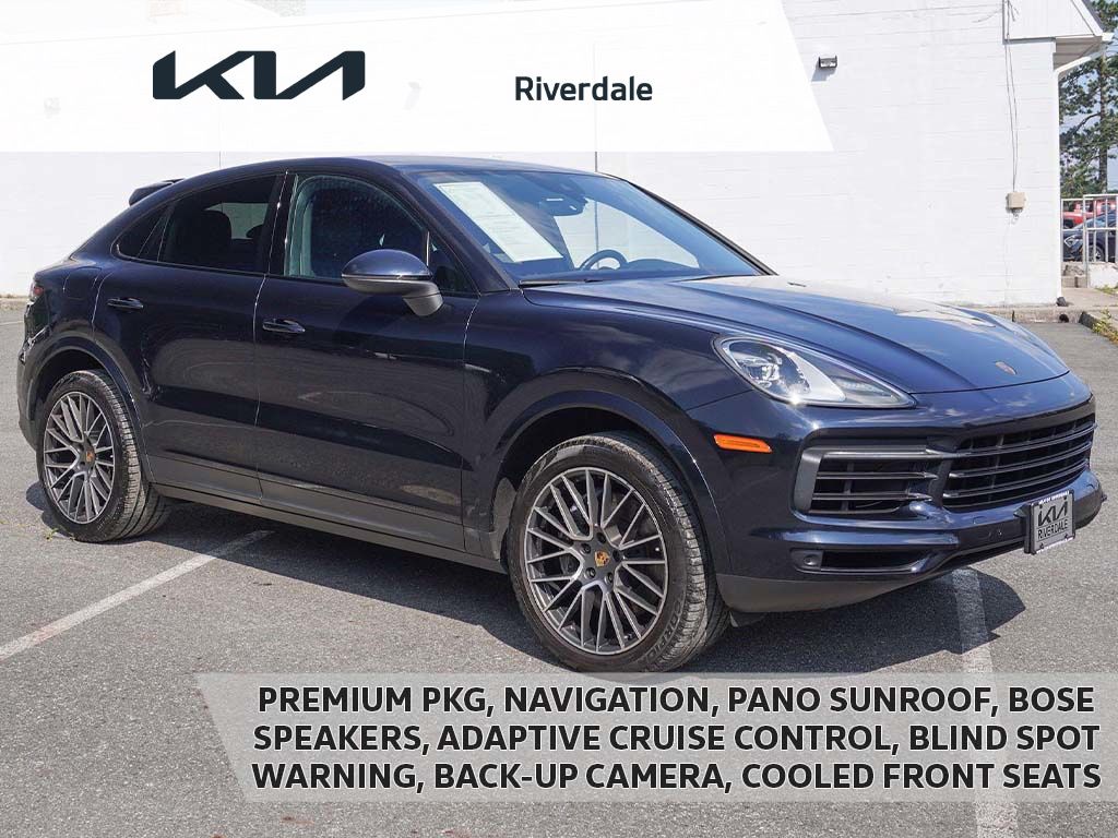 Moonlight Blue Metallic 2021 Porsche Cayenne Coupe Coupe All-Wheel Drive 8-Speed Automatic