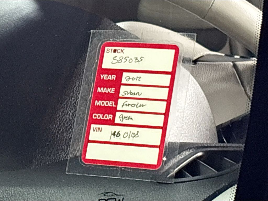 2012 Subaru Forester 2.5X