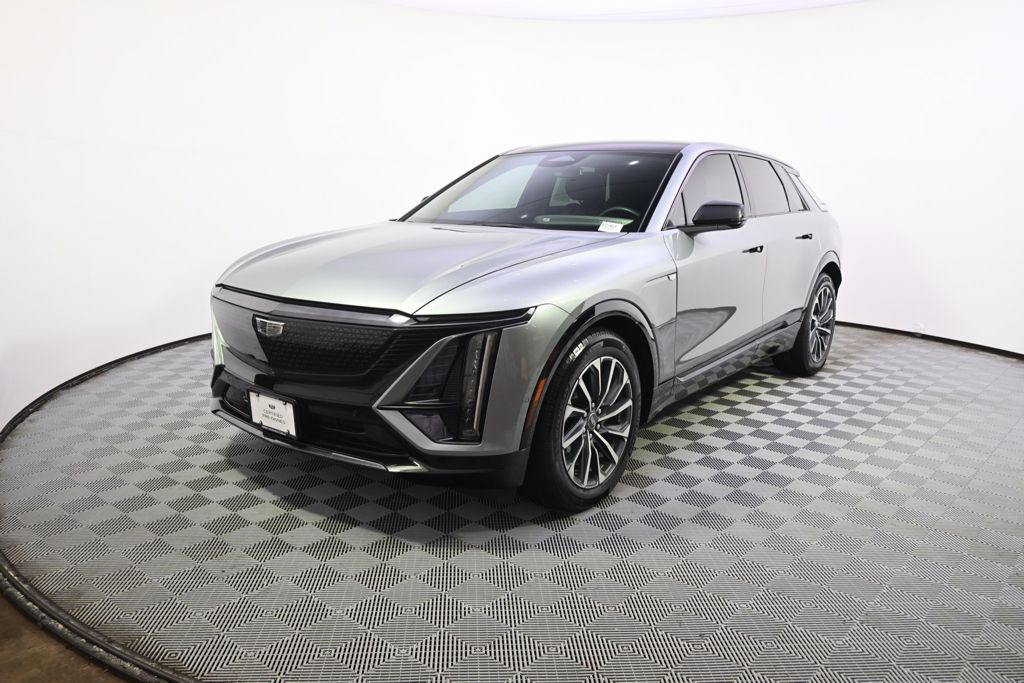Argent Silver Metallic 2024 Cadillac LYRIQ SUV / Crossover All-Wheel Drive 1-Speed Automatic