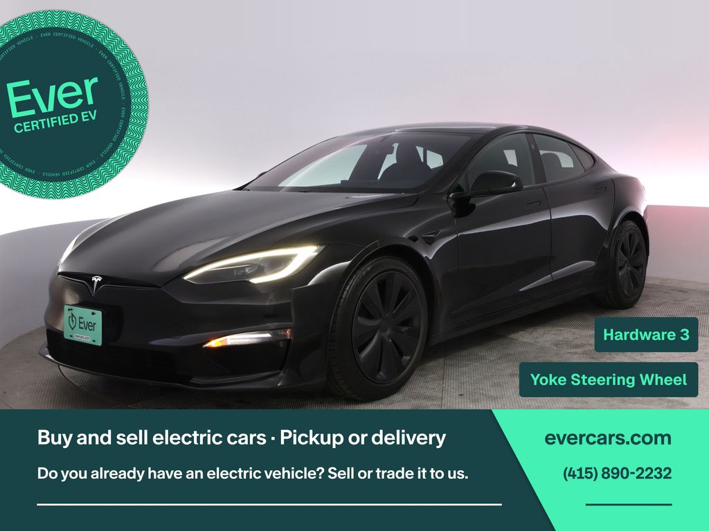 Black 2023 Tesla Model S Sedan All-Wheel Drive 1-Speed Automatic