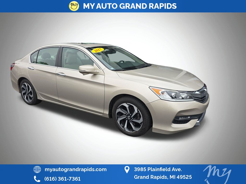 Champagne Frost Pearl 2017 Honda Accord Sedan Front-Wheel Drive 6-Speed Automatic