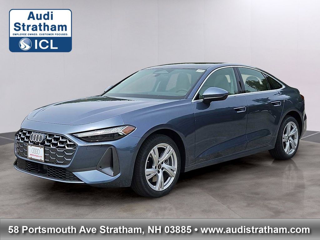 Blue 2026 Audi A5 quattro Prestige TFSI Sedan All-Wheel Drive 7-Speed Automatic