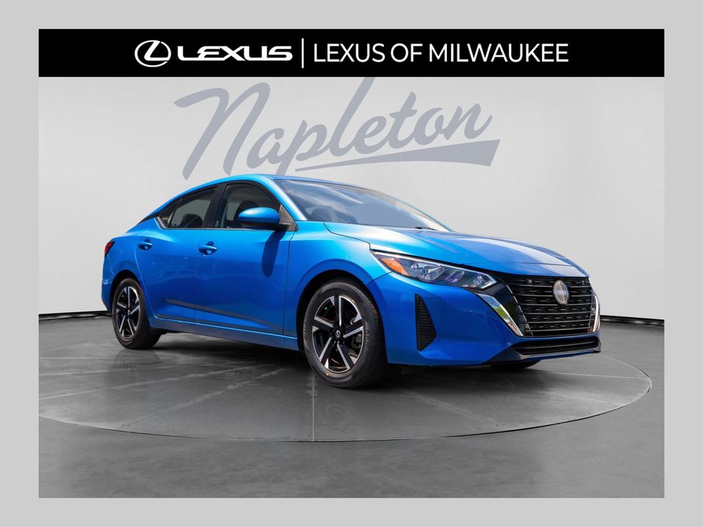 Electric Blue Metallic 2025 Nissan Sentra SV FWD Sedan Front-Wheel Drive Continuously Variable Transmission