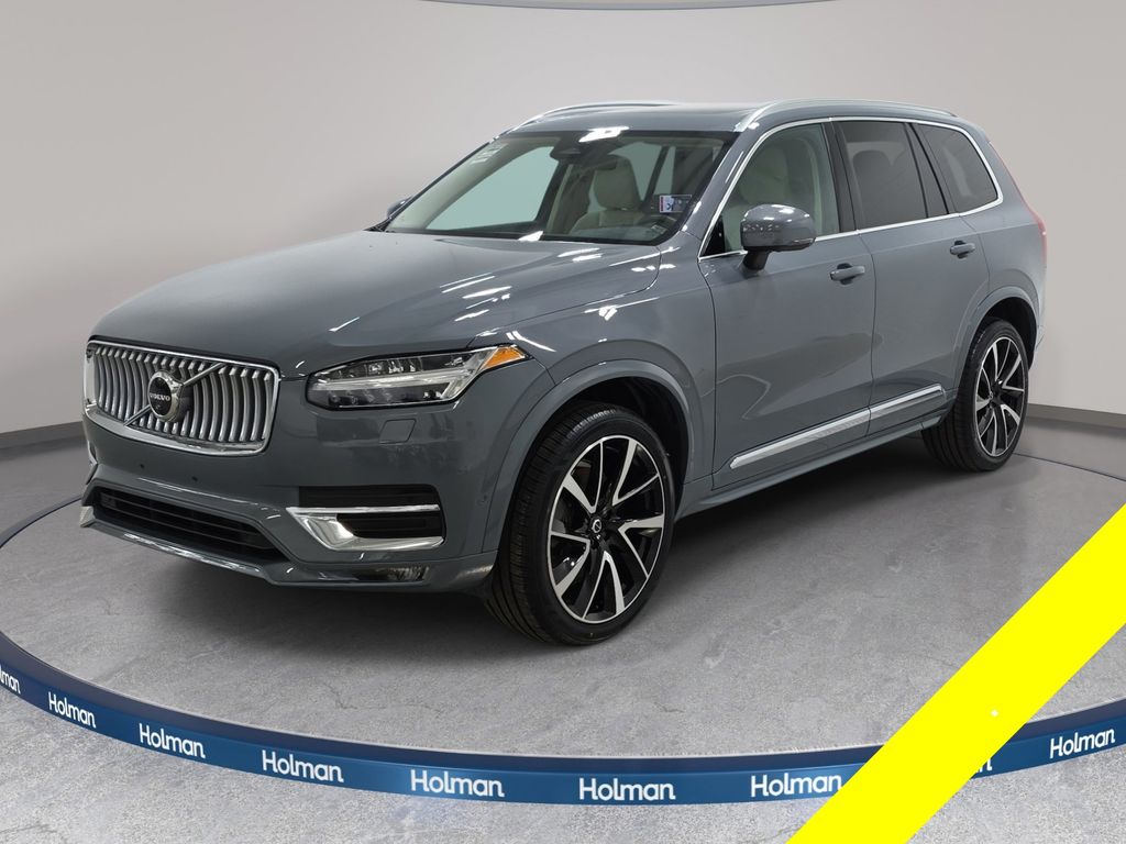 Gray Metallic 2023 Volvo XC90 B6 Plus Bright Theme 7-Passenger AWD SUV / Crossover All-Wheel Drive Automatic
