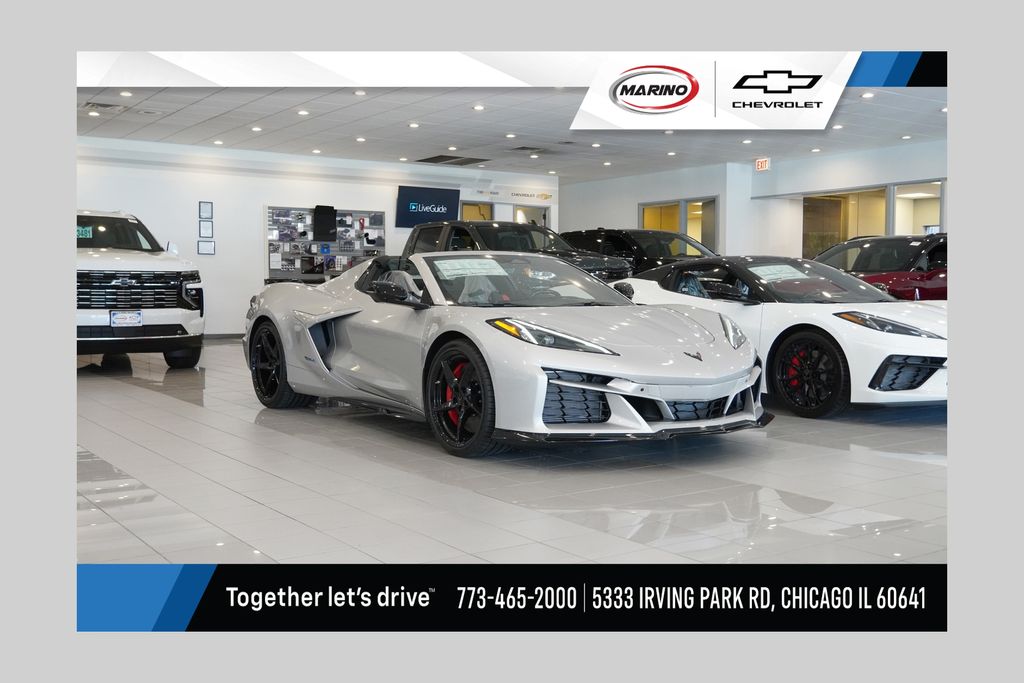 Blade Silver Metallic 2026 Chevrolet Corvette E-Ray Convertible All-Wheel Drive 8-Speed Dual Clutch