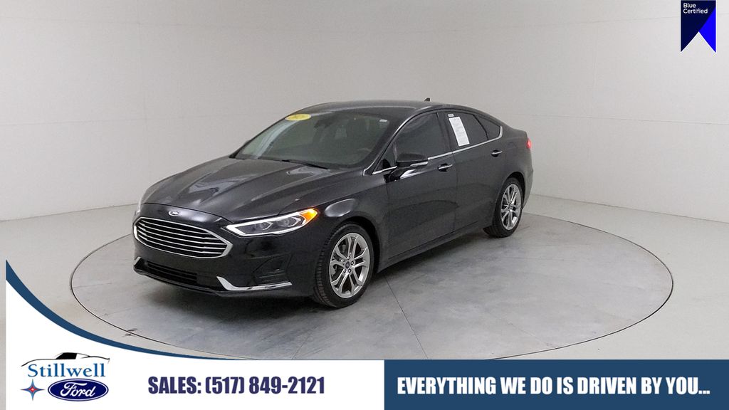 Black Metallic 2020 Ford Fusion Sedan Front-Wheel Drive 6-Speed Automatic