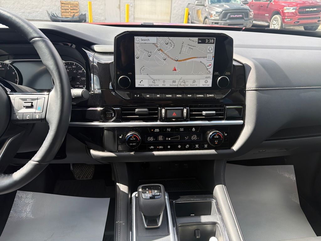 2025 Nissan Pathfinder SL Red at John Sisson Motors
