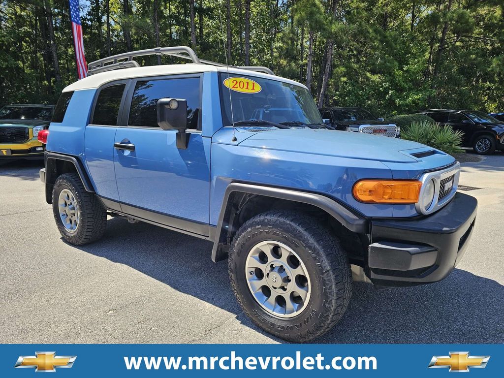 Blue 2011 Toyota FJ Cruiser SUV / Crossover Four-Wheel Drive 5-Speed Automatic