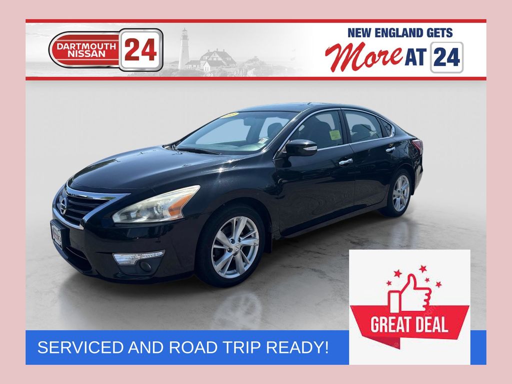 Super Black 2013 Nissan Altima Sedan Front-Wheel Drive Continuously Variable Transmission