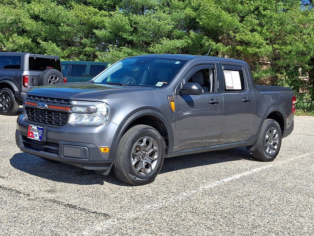 Carbonized Gray Metallic 2022 Ford Maverick XLT SuperCrew AWD Pickup Truck All-Wheel Drive 8-Speed Automatic