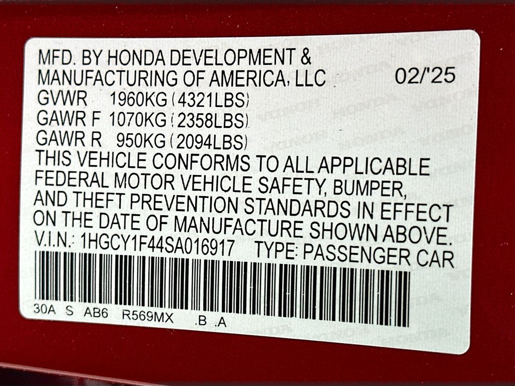 2025 Honda Accord SE 23