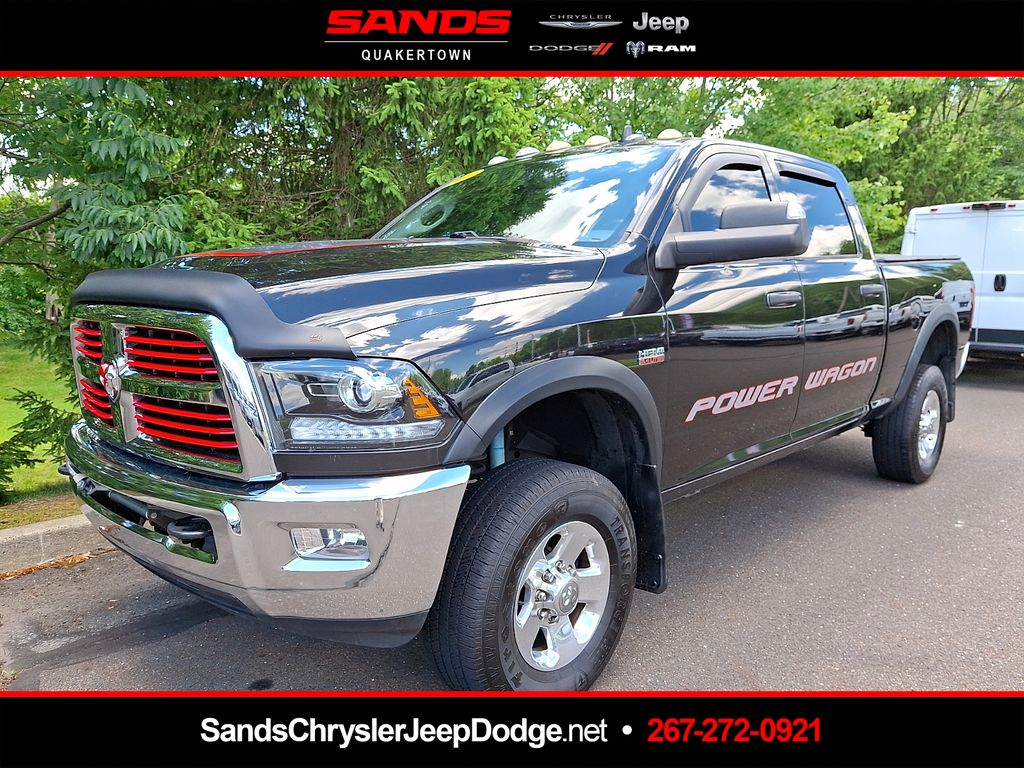 Brilliant Black Crystal Pearlcoat 2016 RAM 2500 Pickup Truck Four-Wheel Drive 6-Speed Automatic