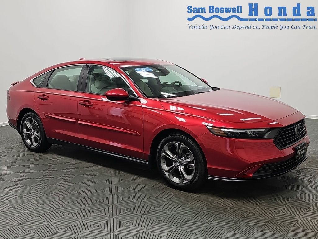 Radiant Red Metallic 2024 Honda Accord Sedan Front-Wheel Drive Continuously Variable Transmission